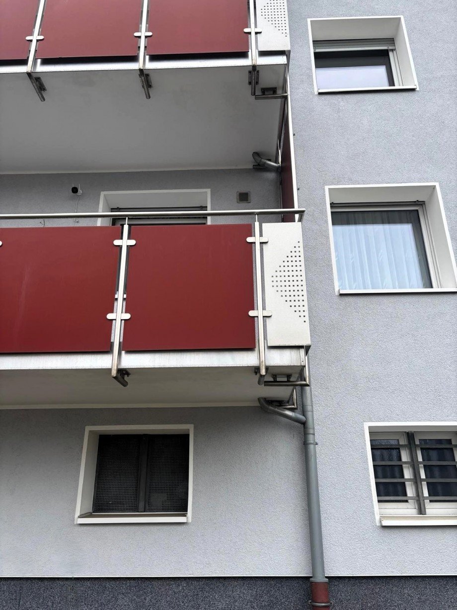 Ansicht Balkonverkleidungen Mehrfamilienhaus Essen