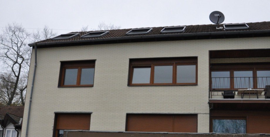 Au�enansicht mit neuen Fenstern Etagenwohnung Herdecke